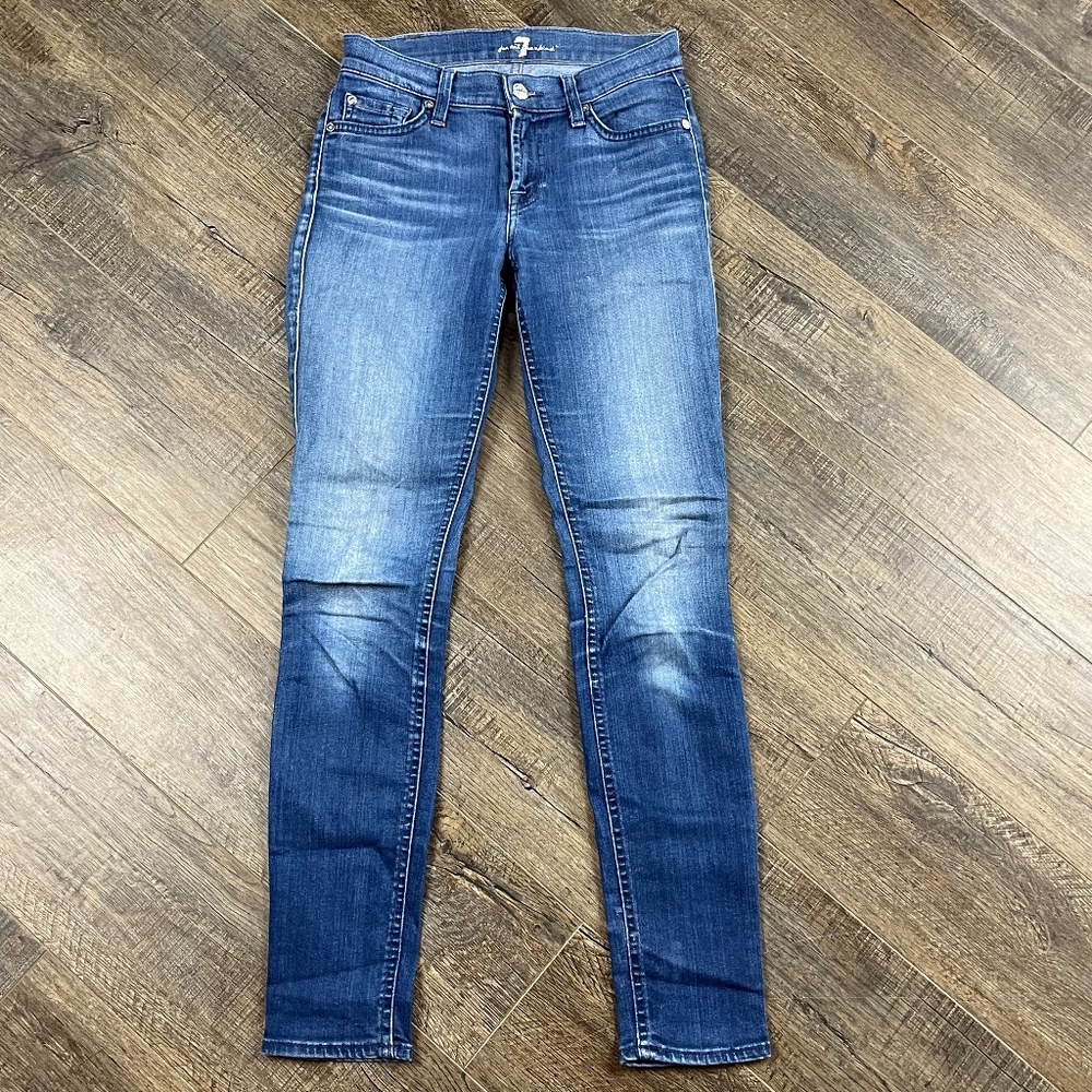 7 For All Mankind Skinny Jeans Pants Denim ((size 23))